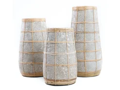 Bazar Bizar El Jarrón Cutie - Concreto Natural - S Gris Discount