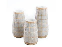 Bazar Bizar El Jarrón Cutie - Concreto Natural - S Gris Discount