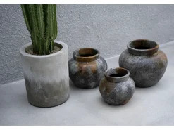 Bazar Bizar El Jarrón Funky - Antiguo - M Gris Sale