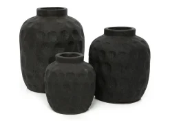 Bazar Bizar Jarrón-El Jarrón Trendy - - M Negro