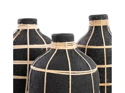 Best Bazar Bizar El Jarrón Whoopy - Natural - L Negro