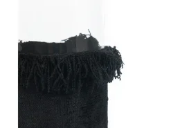 Bazar Bizar Portavelas Y Vela-El Portavelas Oh My Gee - Terciopelo - XXL Negro