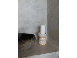Bazar Bizar El Portavelas Serene - Hormigón Natural - L Gris Clearance