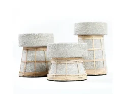 Bazar Bizar El Portavelas Serene - Hormigón Natural - L Gris Clearance