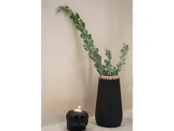 Bazar Bizar Portavelas Y Vela-El Sumba Stone #27 Portavelas Negro