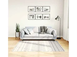 Garden Furniture Elsje Alfombra lavable antideslizante y blanco 120x170 cm Negro Online