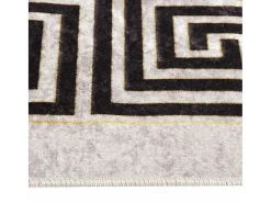 Garden Furniture Alfombra De Salón-Elsje Alfombra lavable antideslizante claro 80x300 cm Beige
