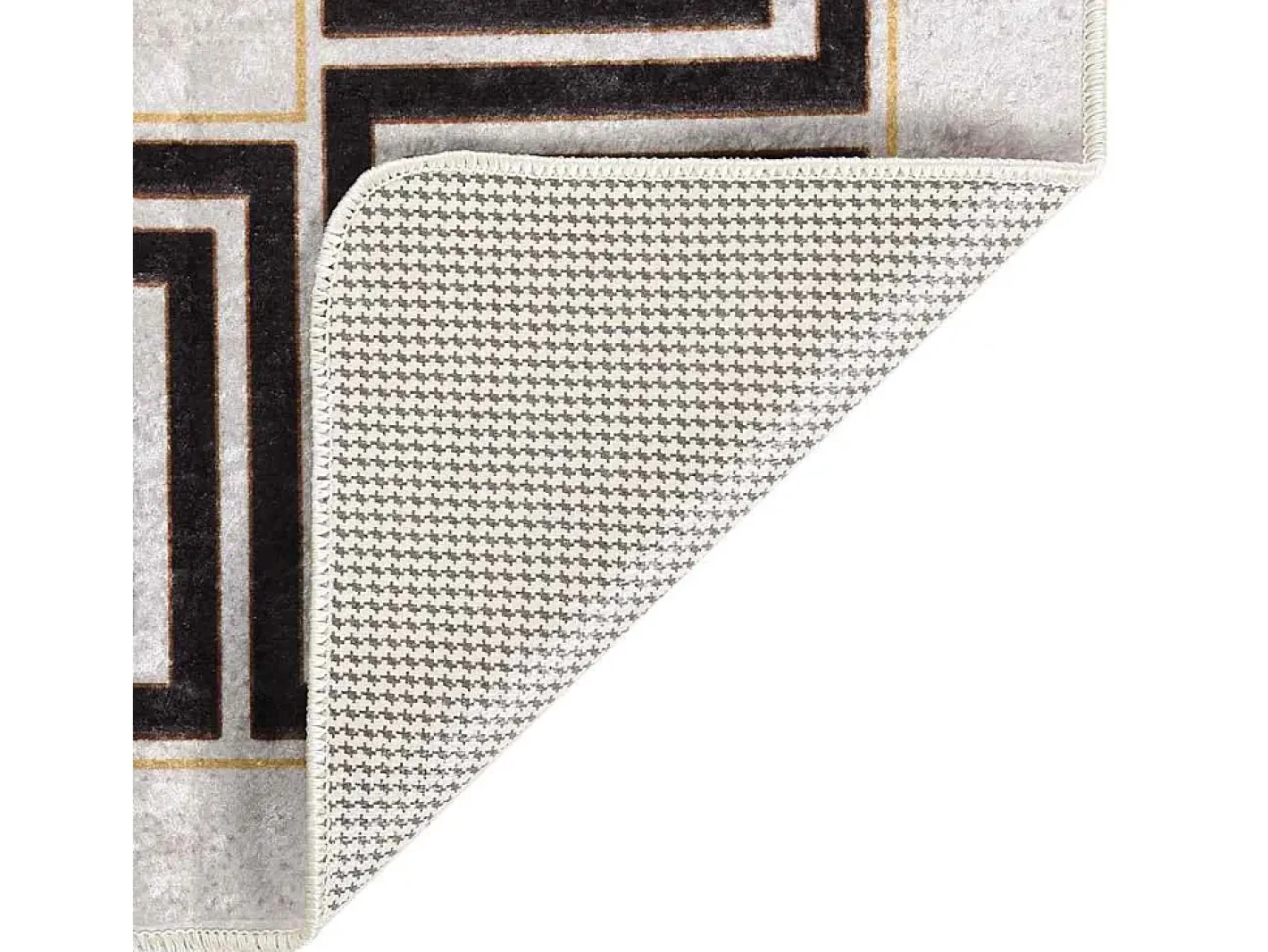 Garden Furniture Alfombra De Salón-Elsje Alfombra lavable antideslizante claro 80x300 cm Beige