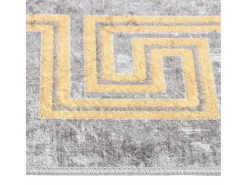Garden Furniture Alfombra De Salón-Elsje Alfombra lavable antideslizante 160x230 cm Gris