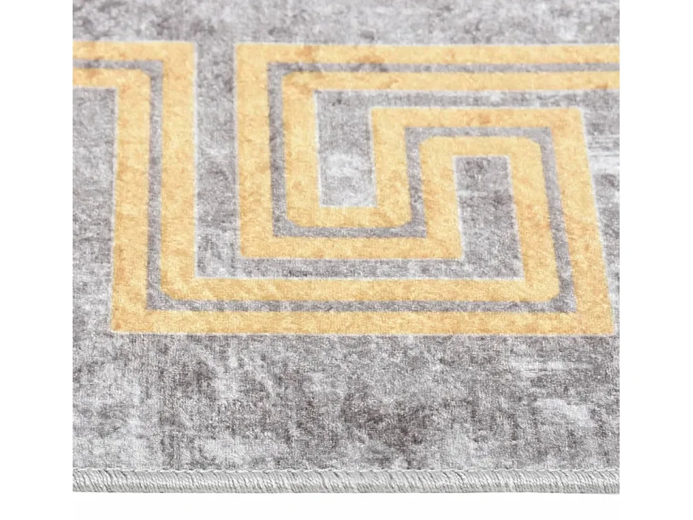 Garden Furniture Alfombra De Salón-Elsje Alfombra lavable antideslizante 160x230 cm Gris