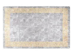 Garden Furniture Alfombra De Salón-Elsje Alfombra lavable antideslizante 160x230 cm Gris