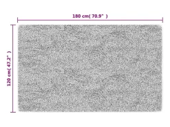 Garden Furniture Elsje Alfombra lavable antideslizante multicolor 120x180 cm Gris Hot