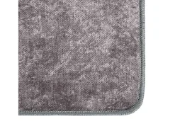 Garden Furniture Elsje Alfombra lavable antideslizante 120x180 cm Gris