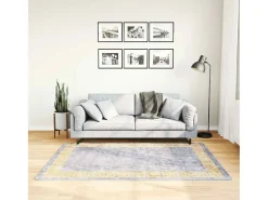 Sale Garden Furniture Elsje Alfombra lavable antideslizante 120x180 cm Gris
