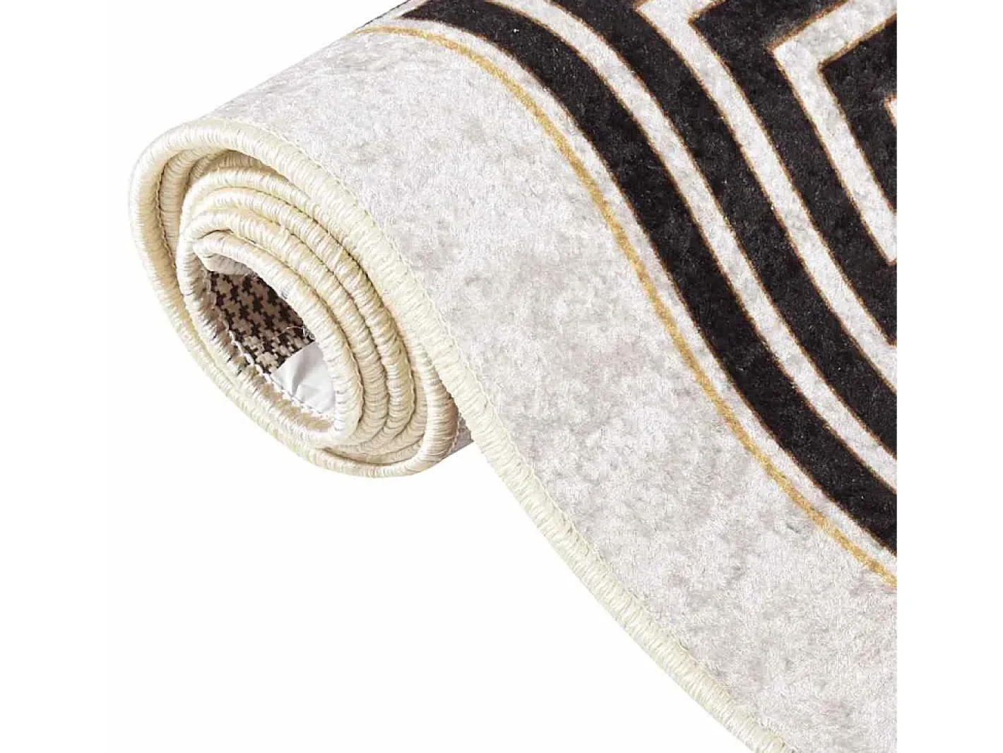Online Garden Furniture Elsje Alfombra lavable antideslizante claro 80x150 cm Beige