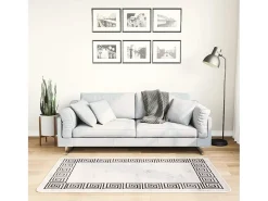 Online Garden Furniture Elsje Alfombra lavable antideslizante claro 80x150 cm Beige