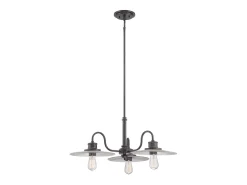 Elstead Admiral 3 Ljus Multi Arm Tak Pendellampa Imperial Bronze, E27 Bronce New
