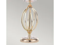 Elstead Aegean 1 ljus bordslampa polerad mässing, E27 Camel Discount
