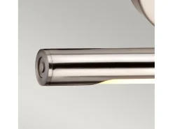 Aplique Para Pared-Elstead Alton LED 1 Ljus Liten Bild Vägglampa Borstad Nickel Gris