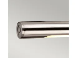 Elstead Alton LED 1 Ljus Stor Bild Vägglampa Borstad Nickel Gris Clearance