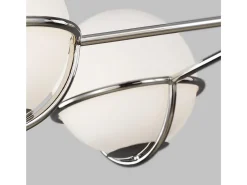 Hot Elstead Apollo 5 Light Globe Pendel, polerat nickel, G9 Gris