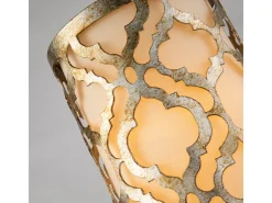 Lámpara Suspendida-Elstead Arabella 1 Light Ceiling Mini Duo-Mount Pendel Guld, E27 Dorado