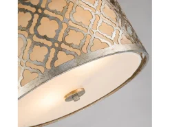 Elstead Arabella 2 Lätt Medium Runt Tak Duo-Mount Pendel Guld, E27 Dorado Online