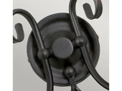 Elstead Artisan 2 ljus inomhusljus vägglampa svart, E14 Negro Clearance