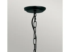Elstead Artisan 5 ljus ljuskrona svart finish, E14 Negro Online
