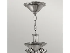 Elstead Bolla 5 Ljus ljuskrona med flera armar i borstad nickelfinish, E27 Gris