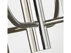 Aplique Para Pared-Elstead Brianna 2 ljus vägglampa, polerad nickel, E14 Gris