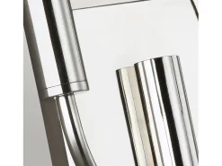 Aplique Para Pared-Elstead Brianna 2 ljus vägglampa, polerad nickel, E14 Gris