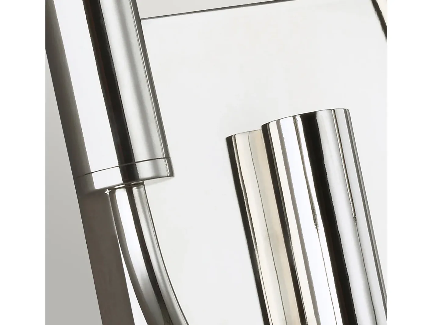 Aplique Para Pared-Elstead Brianna 2 ljus vägglampa, polerad nickel, E14 Gris