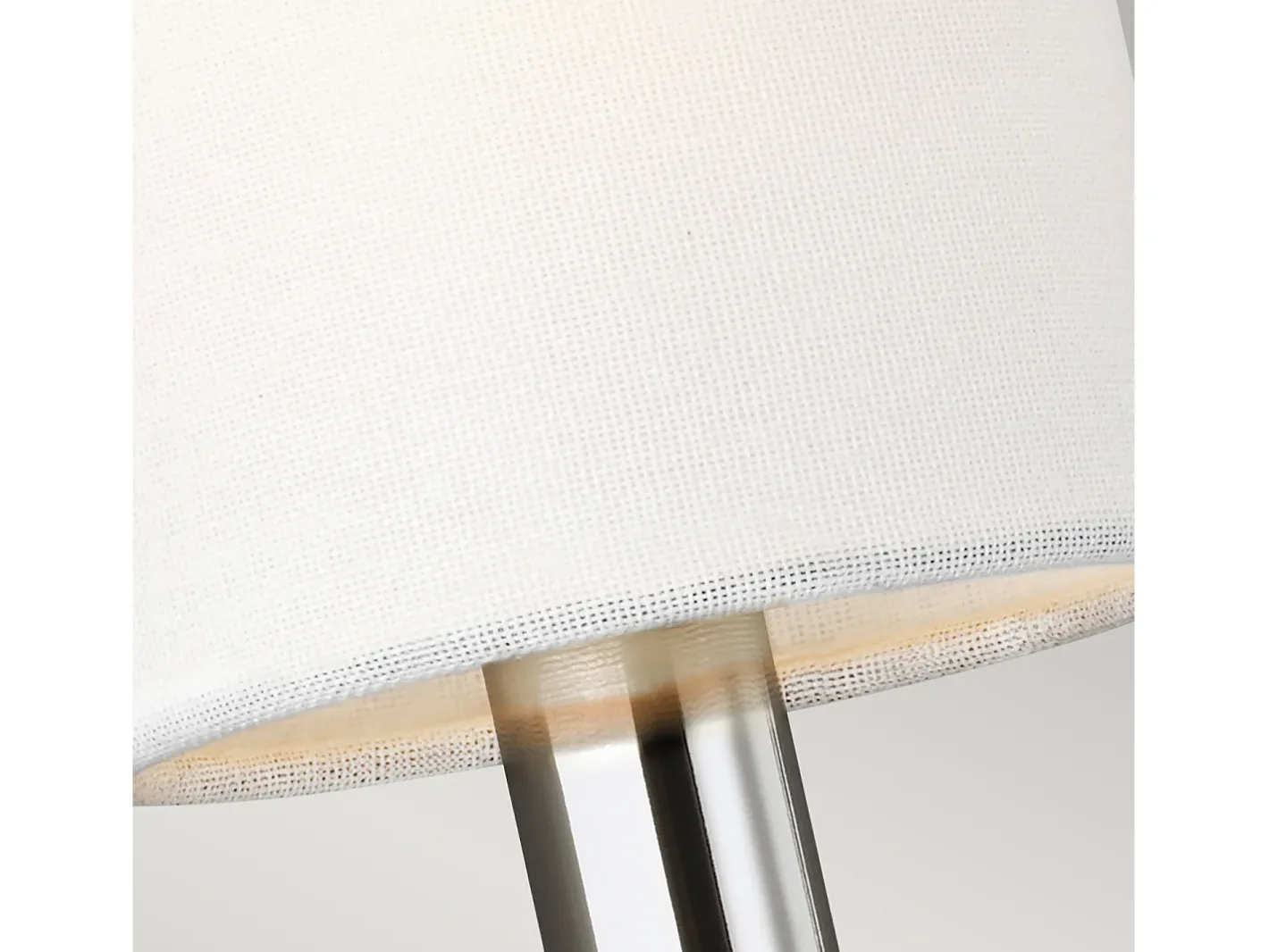 Aplique Para Pared-Elstead Brianna 2 ljus vägglampa, polerad nickel, E14 Gris