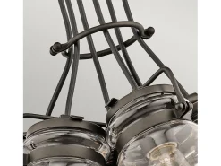 Elstead Brinley 6 Light Cluster Pendel Olde Bronze, E27 Bronce Hot