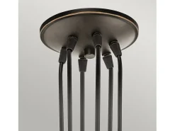 Elstead Brinley 6 Light Cluster Pendel Olde Bronze, E27 Bronce Hot