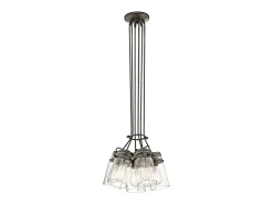 Elstead Brinley 6 Light Cluster Pendel Olde Bronze, E27 Bronce Hot