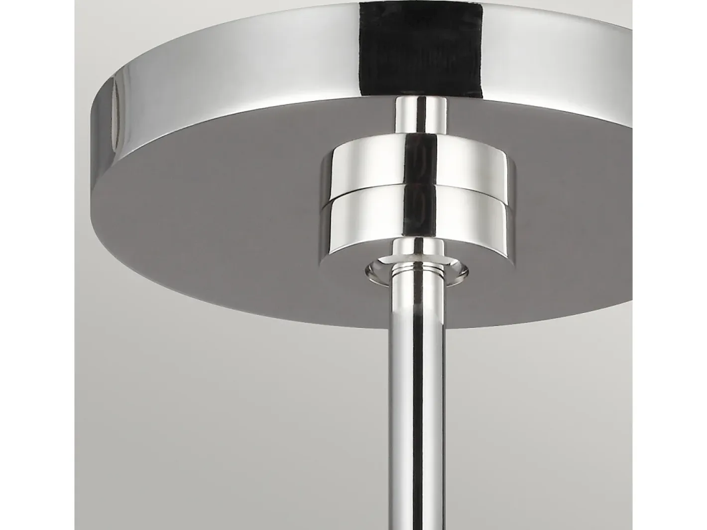 Clearance Elstead Brisbin 1 ljushänge, polerad nickel, E27 Gris
