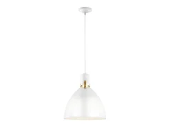 Elstead Brynne LED 1 Light Medium Dome Takhänge Krom, Borstad Stål Gris