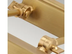Aplique Para Pared-Elstead Chawton 1 ljus liten bild vägglampa mässing, E14 Dorado
