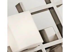 Elstead City Lights 2 ljus inomhusvägglampa klassisk tenn, G9 Gris Hot