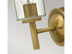 Aplique Para Pared-Elstead Collier 1 ljus vägglampa mässing, E27 Camel