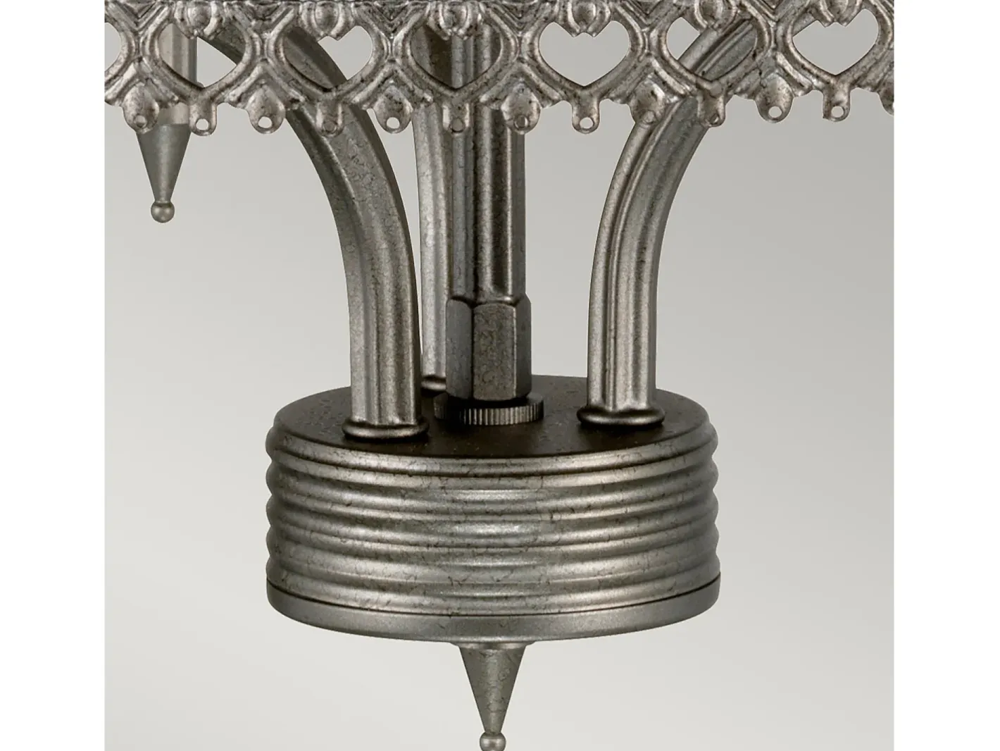 Elstead Crown Ljuskrona 3 ljus järnfinish, E14 Gris Online