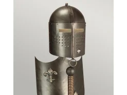 Lámpara De Mesa-Elstead Crusader Bordslampa borrad brons Bronce
