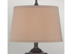 Elstead Dennison 1 ljus bordslampa palladisk brons, E27 Bronce