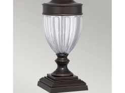 Elstead Dennison 1 ljus bordslampa palladisk brons, E27 Bronce