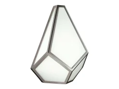 Online Elstead Diamond 1 ljus inomhusvägglampa polerad nickel, E27 Gris