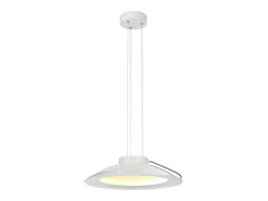 Elstead Europa LED 1 Light Medium Dome Takhänge Vitmålad Finish Blanco Sale