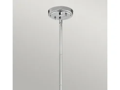 Discount Elstead Everly 1 ljus liten kupol taklampa krom, E27 Gris