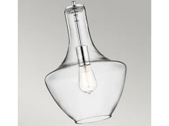 Discount Elstead Everly 1 ljus liten kupol taklampa krom, E27 Gris